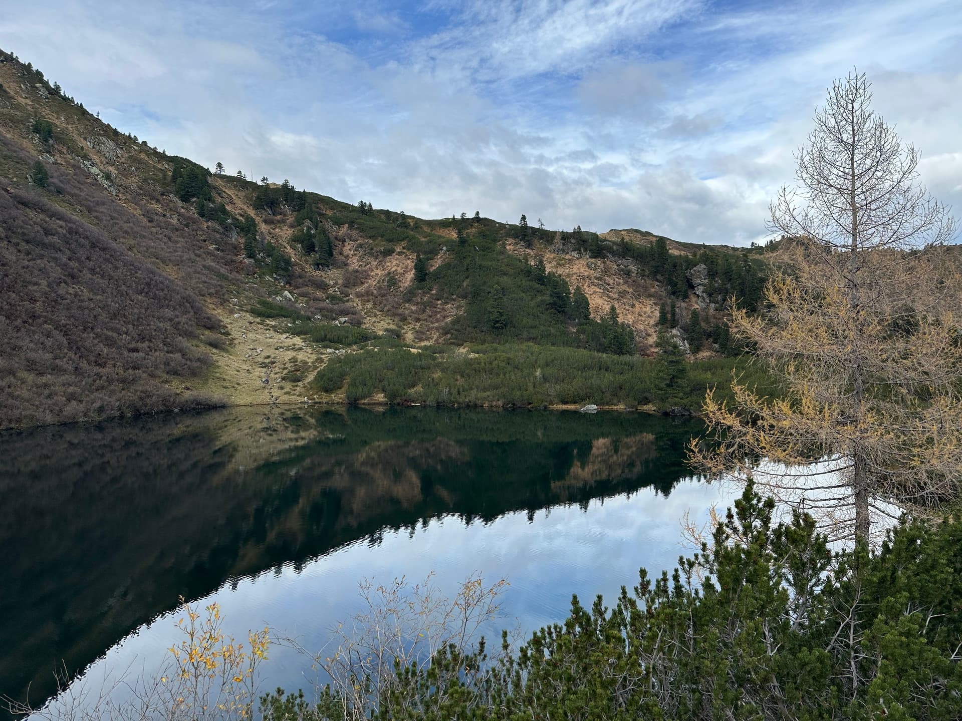 Finsterkarsee op een mooie dag in oktober